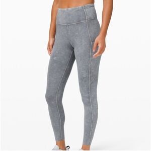 Lululemon Fast and Free High-Rise 25" Ice Dye Size 8